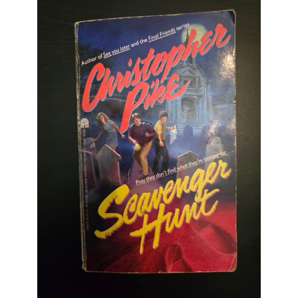 Scavenger Hunt by Christopher Pike Vintage Horror Paperback Book